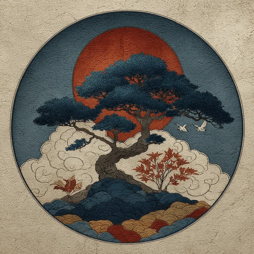 제 12괘 비(否) 일러스트