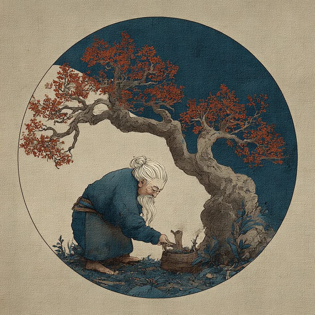 제 18괘 고(蠱) 일러스트