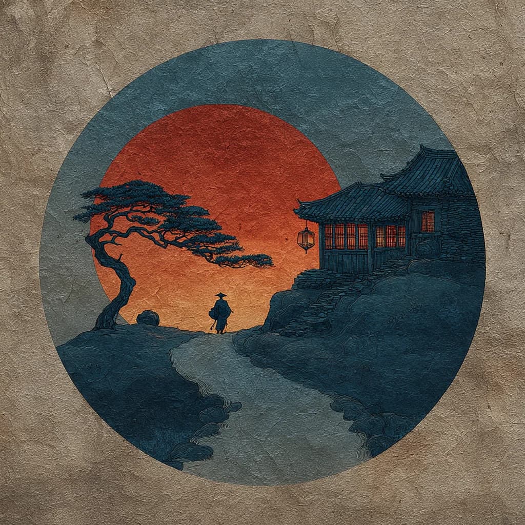 제 56괘 려(旅) 일러스트